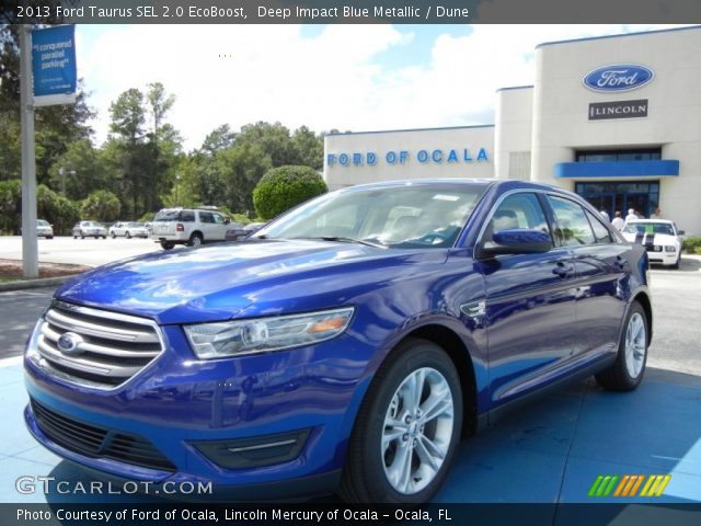 2013 Ford Taurus SEL 2.0 EcoBoost in Deep Impact Blue Metallic