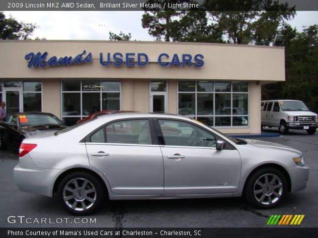 2009 Lincoln MKZ AWD Sedan in Brilliant Silver Metallic