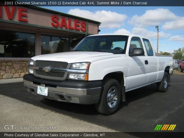 2003 Chevrolet Silverado 1500 LS Extended Cab 4x4 in Summit White
