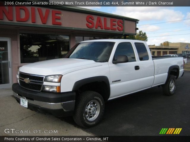 2006 Chevrolet Silverado 2500HD Work Truck Extended Cab 4x4 in Summit White