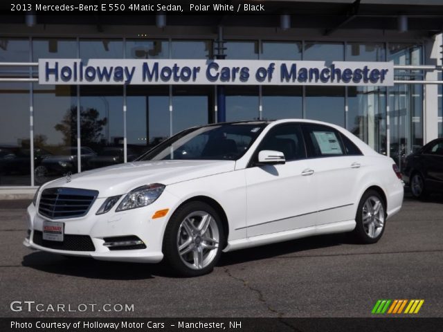 2013 Mercedes-Benz E 550 4Matic Sedan in Polar White