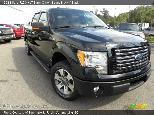 2011 Ford F150 XLT SuperCrew in Ebony Black