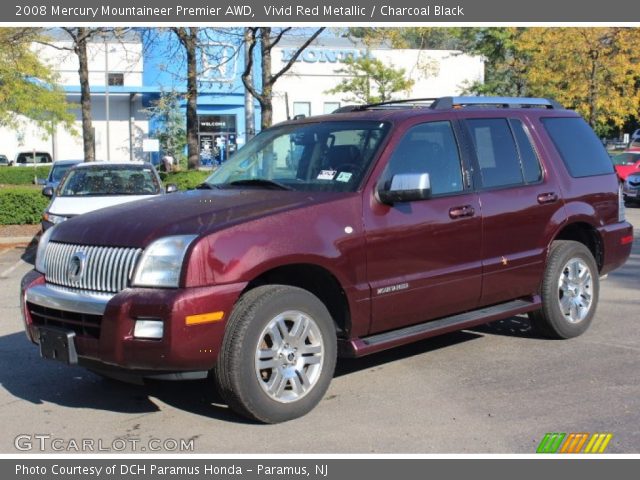 2008 Mercury Mountaineer Premier AWD in Vivid Red Metallic