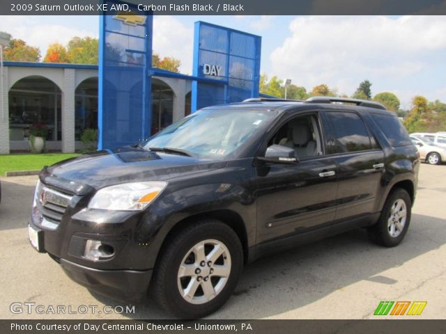 2009 Saturn Outlook XE AWD in Carbon Flash Black