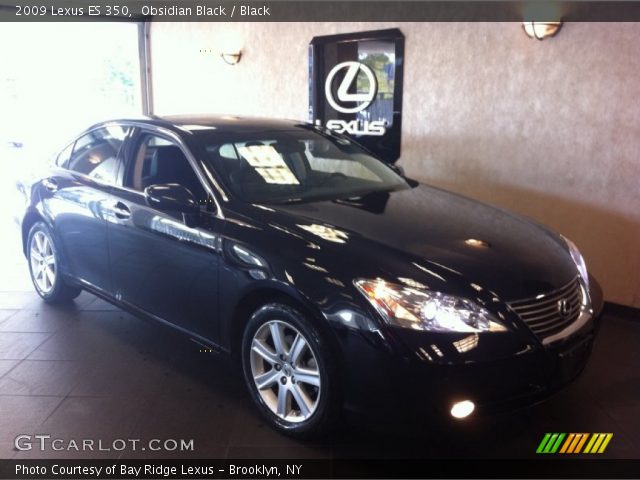 2009 Lexus ES 350 in Obsidian Black