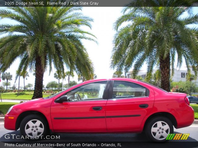 2005 Dodge Neon SE in Flame Red