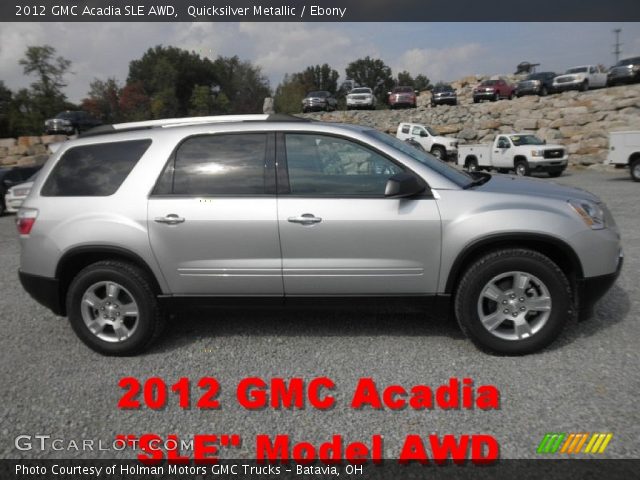 2012 GMC Acadia SLE AWD in Quicksilver Metallic