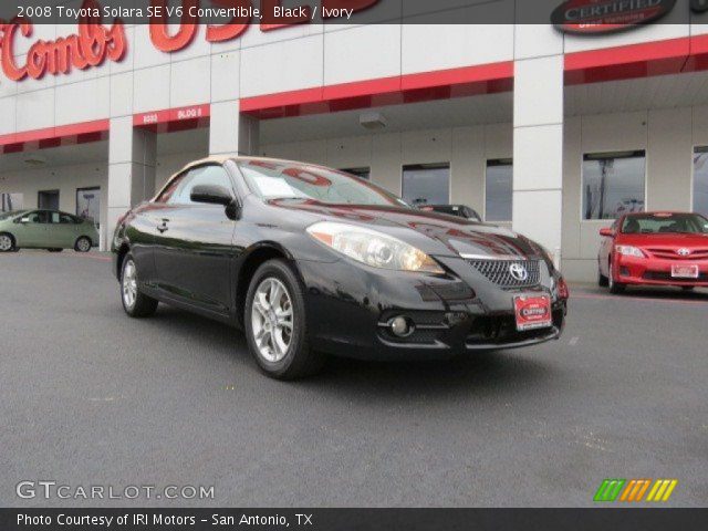 2008 Toyota Solara SE V6 Convertible in Black