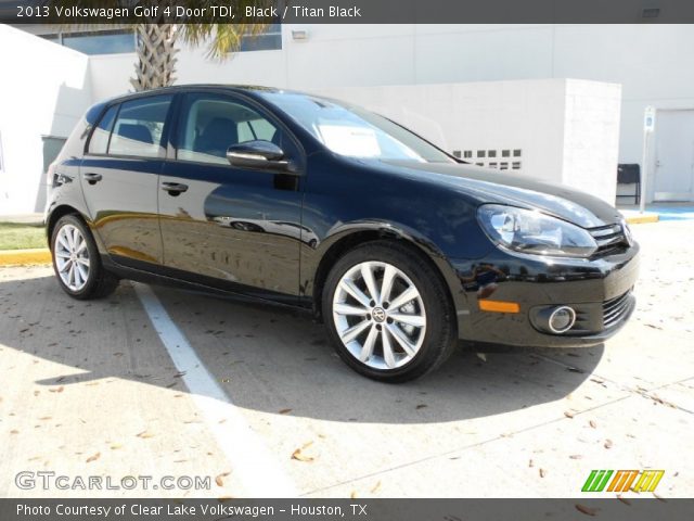 2013 Volkswagen Golf 4 Door TDI in Black