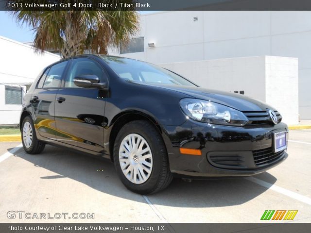 2013 Volkswagen Golf 4 Door in Black