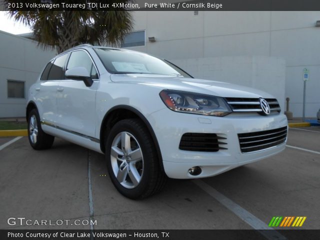 2013 Volkswagen Touareg TDI Lux 4XMotion in Pure White