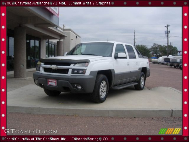 2002 Chevrolet Avalanche Z71 4x4 in Summit White