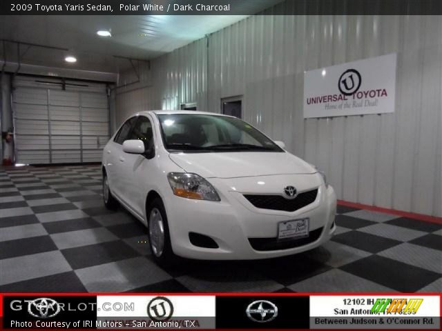 2009 Toyota Yaris Sedan in Polar White