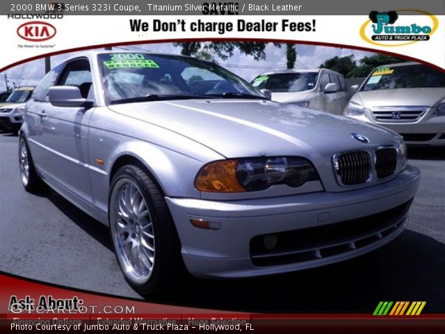 2000 BMW 3 Series 323i Coupe in Titanium Silver Metallic