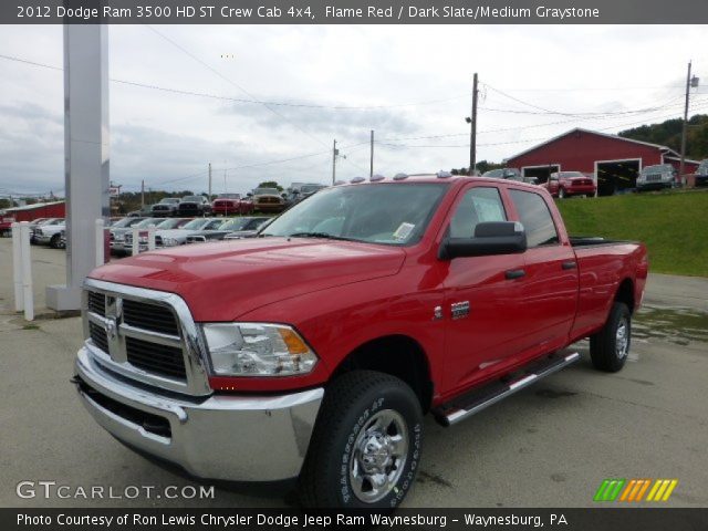 2012 Dodge Ram 3500 HD ST Crew Cab 4x4 in Flame Red