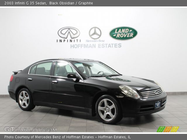 2003 Infiniti G 35 Sedan in Black Obsidian
