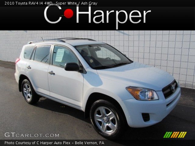 2010 Toyota RAV4 I4 4WD in Super White