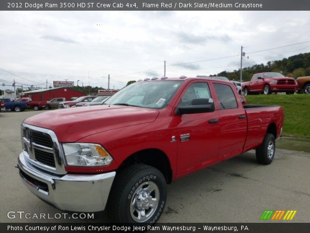 2012 Dodge Ram 3500 HD ST Crew Cab 4x4 in Flame Red