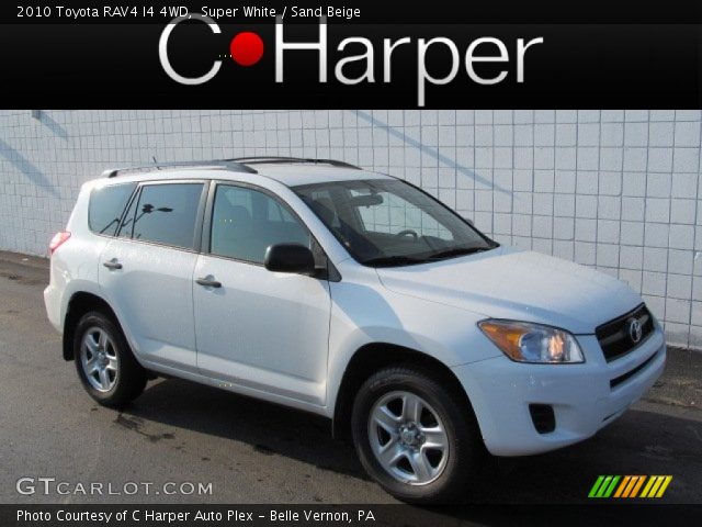 2010 Toyota RAV4 I4 4WD in Super White