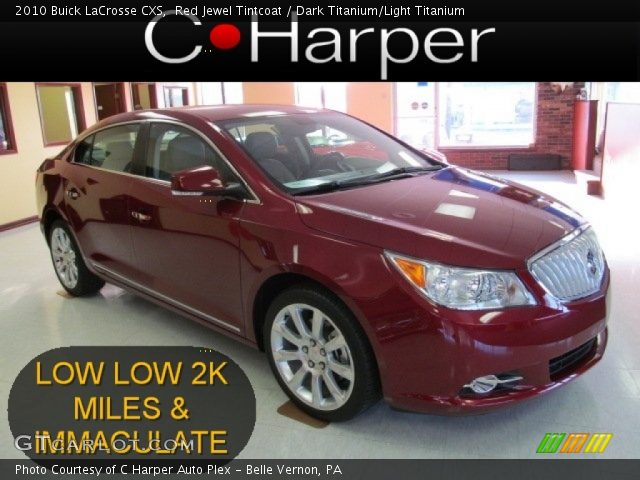 2010 Buick LaCrosse CXS in Red Jewel Tintcoat