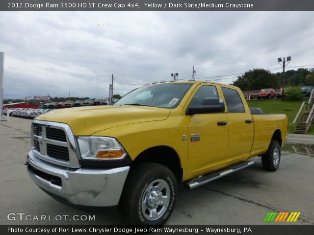 2012 Dodge Ram 3500 HD ST Crew Cab 4x4 in Yellow