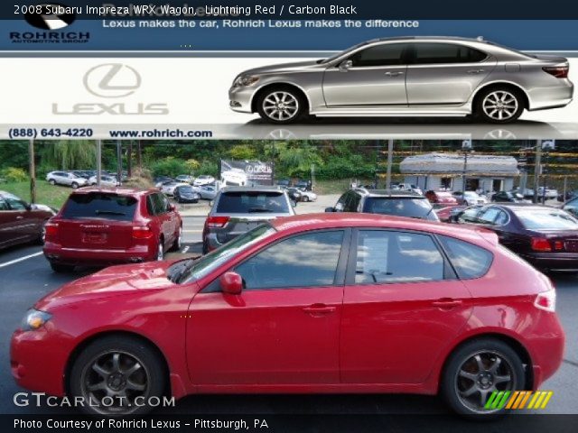 2008 Subaru Impreza WRX Wagon in Lightning Red