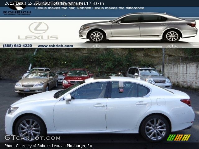 2013 Lexus GS 350 AWD in Starfire White Pearl