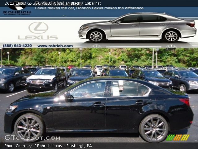 2013 Lexus GS 350 AWD in Obsidian Black