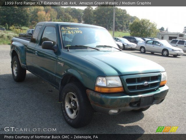 1999 Ford Ranger XLT Extended Cab 4x4 in Amazon Green Metallic