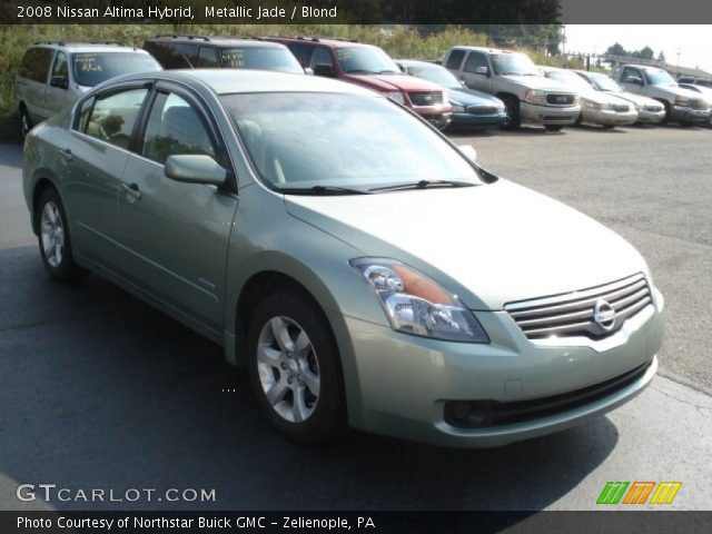 2008 Nissan Altima Hybrid in Metallic Jade