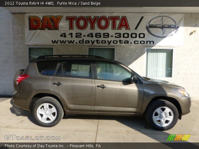 2012 Toyota RAV4 I4 4WD in Pyrite Mica