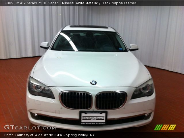 2009 BMW 7 Series 750Li Sedan in Mineral White Metallic