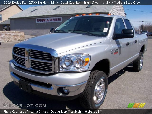 2009 Dodge Ram 2500 Big Horn Edition Quad Cab 4x4 in Bright Silver Metallic