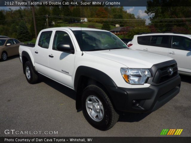 2012 Toyota Tacoma V6 Double Cab 4x4 in Super White