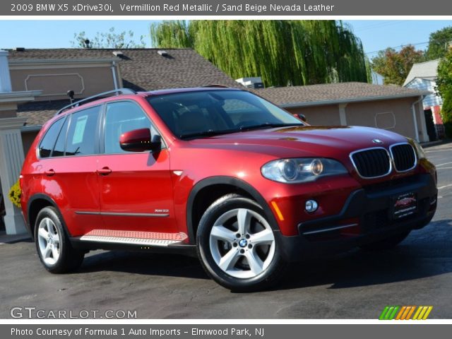 2009 BMW X5 xDrive30i in Vermillion Red Metallic