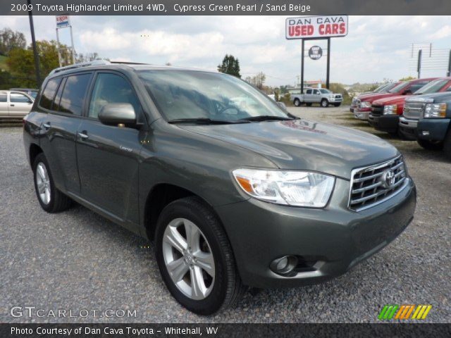 2009 Toyota Highlander Limited 4WD in Cypress Green Pearl