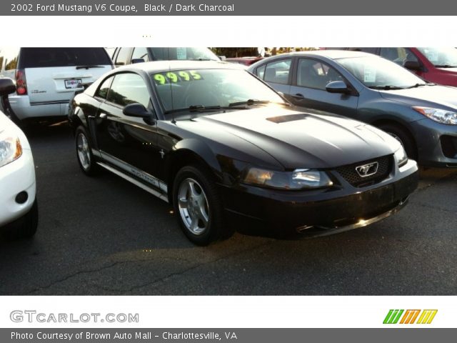 2002 Ford Mustang V6 Coupe in Black