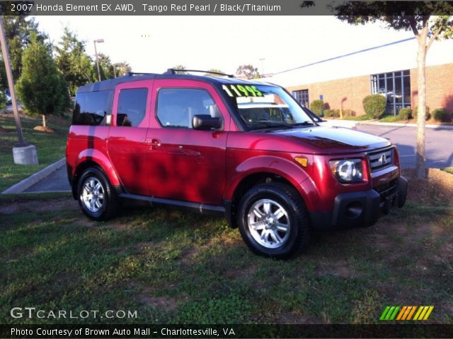2007 Honda Element EX AWD in Tango Red Pearl