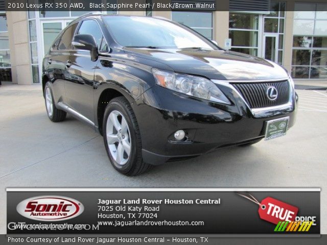 2010 Lexus RX 350 AWD in Black Sapphire Pearl