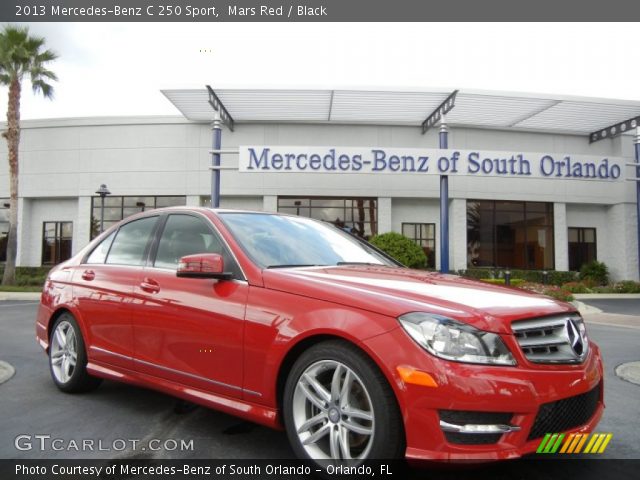 2013 Mercedes-Benz C 250 Sport in Mars Red
