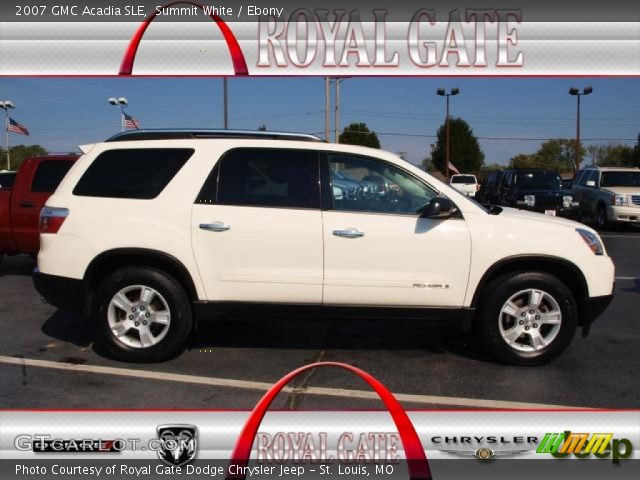 2007 GMC Acadia SLE in Summit White