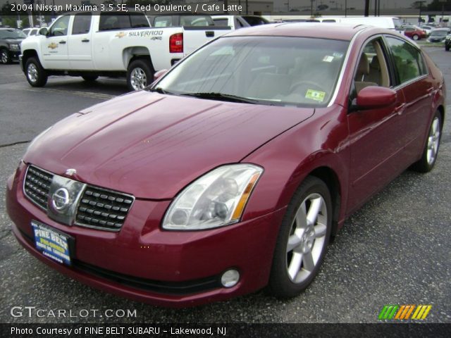 2004 Nissan Maxima 3.5 SE in Red Opulence