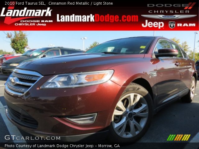 2010 Ford Taurus SEL in Cinnamon Red Metallic