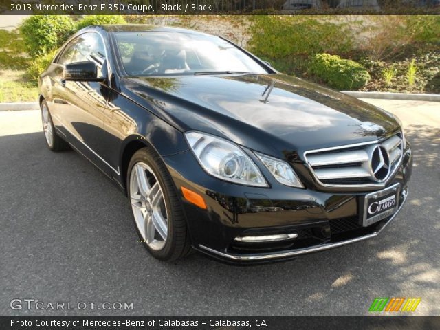 2013 Mercedes-Benz E 350 Coupe in Black