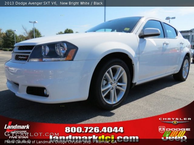 2013 Dodge Avenger SXT V6 in New Bright White