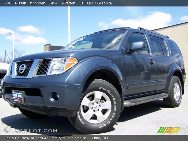 2005 Nissan Pathfinder SE 4x4 in Silverton Blue Pearl