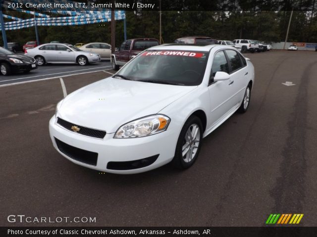 2012 Chevrolet Impala LTZ in Summit White