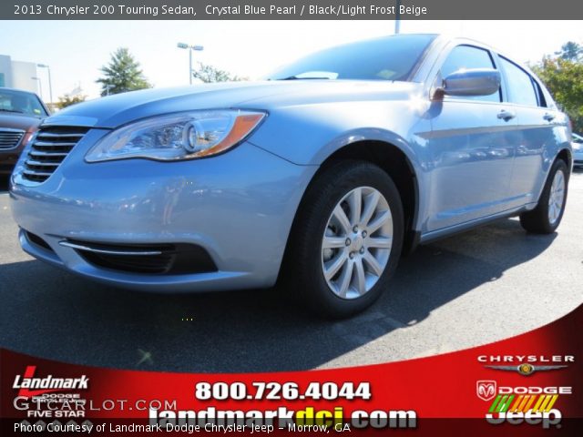 2013 Chrysler 200 Touring Sedan in Crystal Blue Pearl