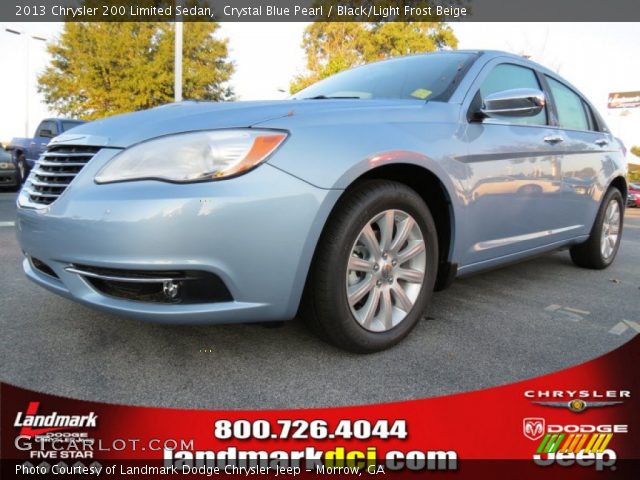 2013 Chrysler 200 Limited Sedan in Crystal Blue Pearl