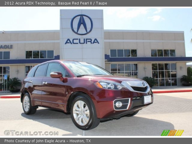 2012 Acura RDX Technology in Basque Red Pearl II